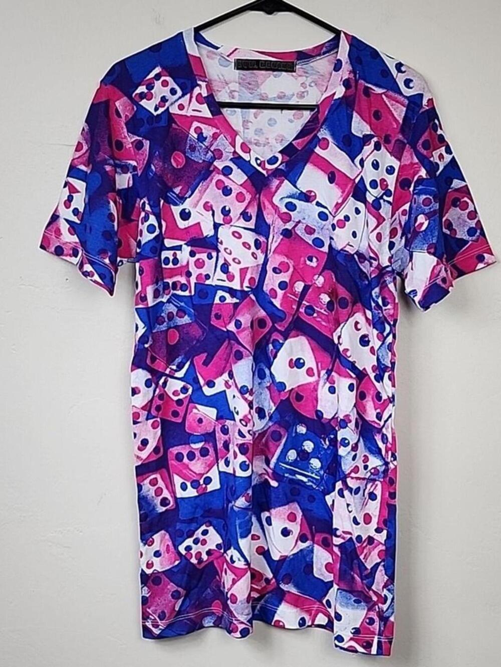 Medium Neon Dice Graphic Tee EDCLV Shirt